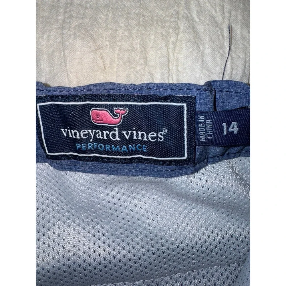 Vineyard Vines by Shep & Ian performance blue boys shorts size‎ 14